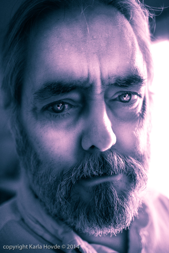 Infrared Portrait: Father © Karla Hovde 2014